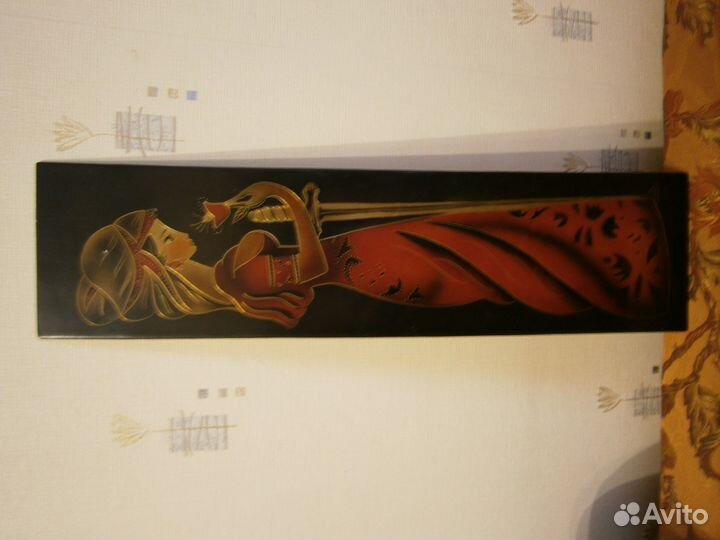 Панно СССР чеканка и дерево красивые