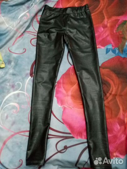 Лосины из экокожи