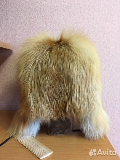 Шапка из меха лисы р. 56-58