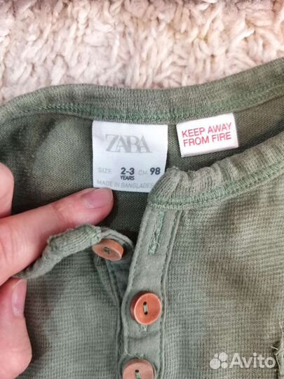 Лонгслив оригинал Zara