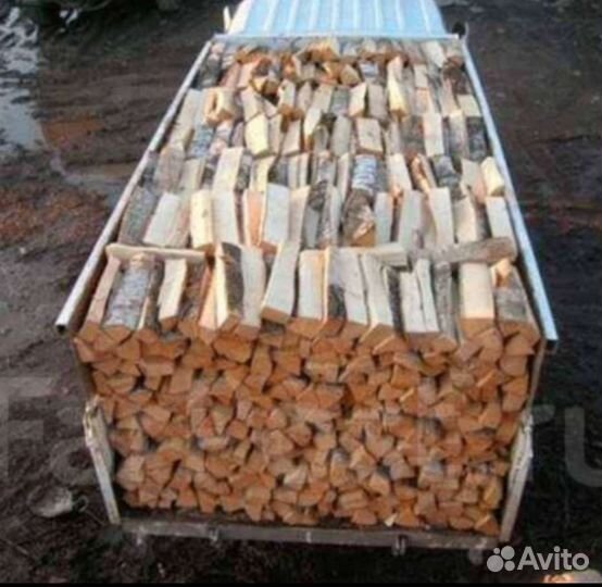 Дрова колотые береза
