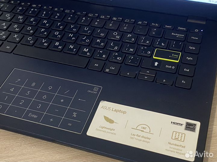 Ноутбук asus intel n5030/FullHD