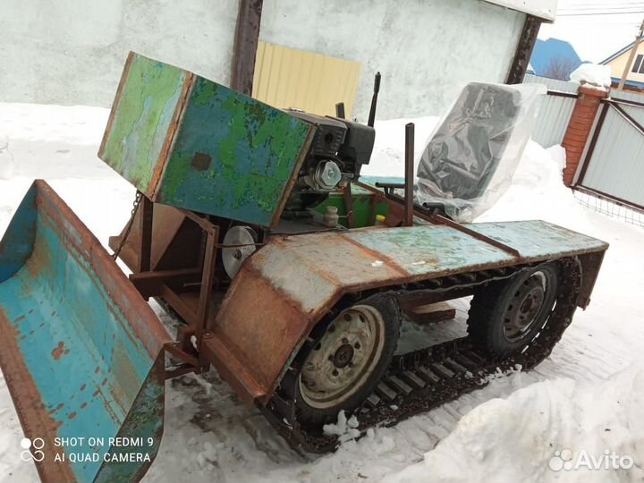 Самодельный гусеничный трактор