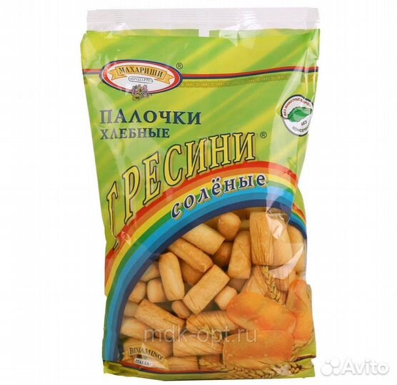 Хлебные палочки Гресини солёные 200г