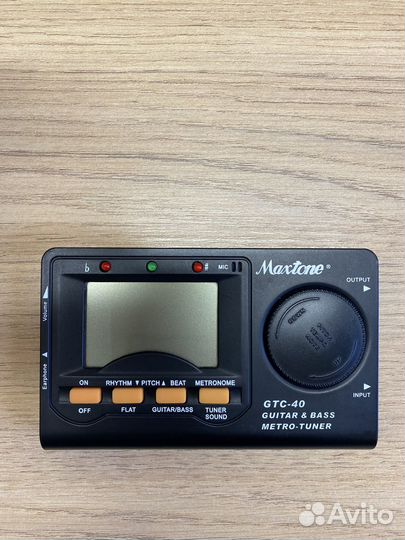 Maxtone GTC-40 гитарный тюнер метроном