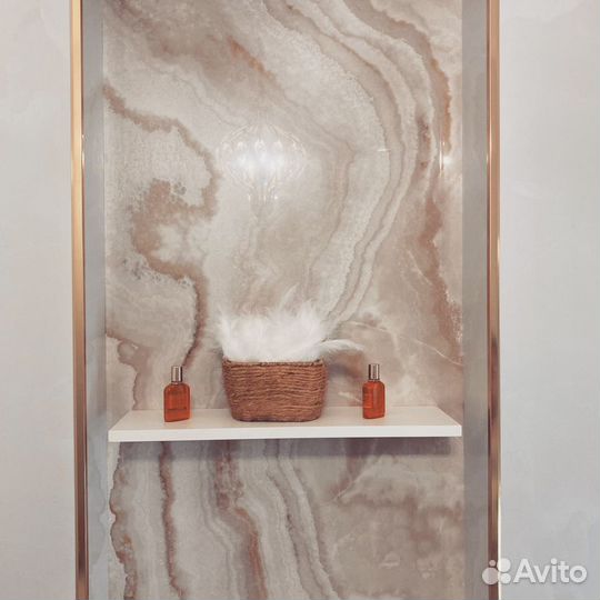 Полка настенная скрытого монтажа