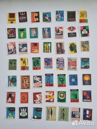 Этикетки-наклейки от спичечных коробков