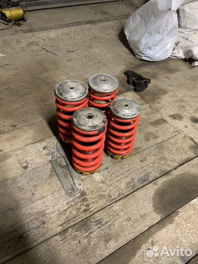 Комплект регулируемых пружин honda civic ek