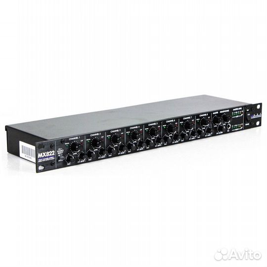 ART MX822 рэковый стерео микшер 8 каналов