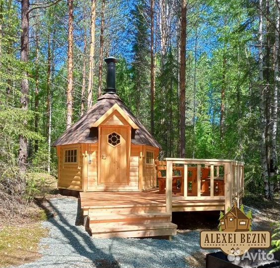 Финский гриль домик