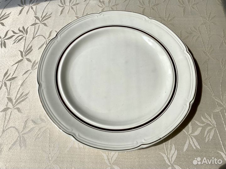 Блюдо большое круглое СССР сервировочное
