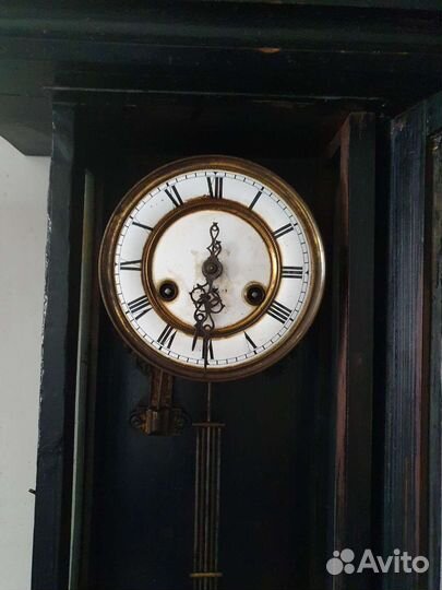 Старинные настенные часы le roi a paris