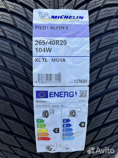 Michelin Pilot Alpin 5 265/40 R20 и 295/35 R20 105W