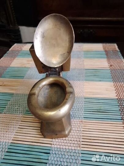 Пепельница сувенирная в виде унитаза времён СССР