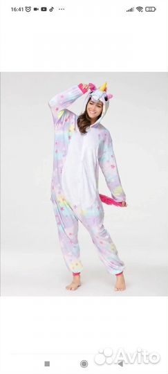 Пижама кигуруми единорог