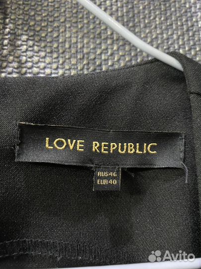 Платье love republic 46 черное