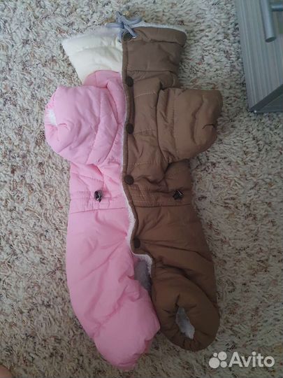 Зимний комбинезон для небольшой собаки