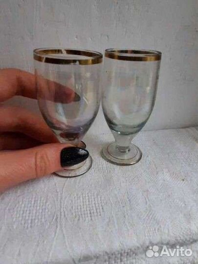 Рюмки на ножке ссср, стекло