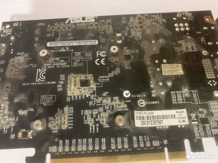 Видеокарта GTX 750 2gb