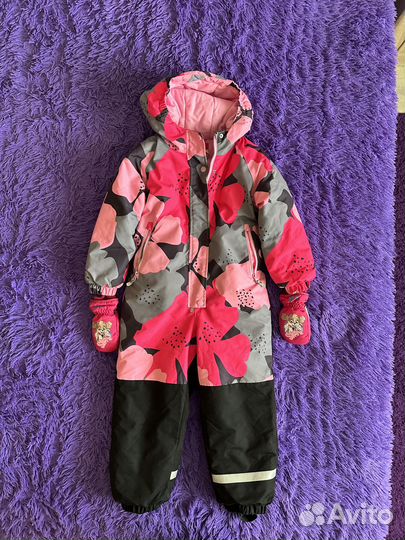 Зимний комбинезон для девочки 122