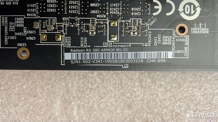 Видеокарта MSI Radeon RX 580 Armor 8Gb OC