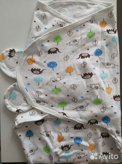 Пеленка кокон на липучках