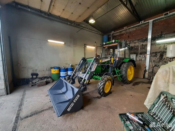 Установка Кун на мтз. Фронтальный погрузчик