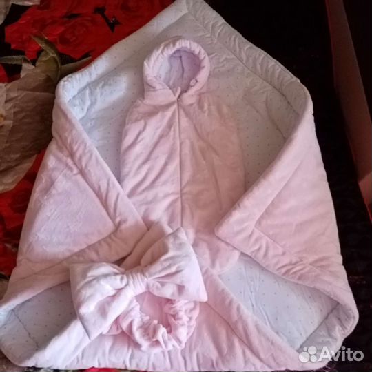 Конверт на выписку для девочки весна осень