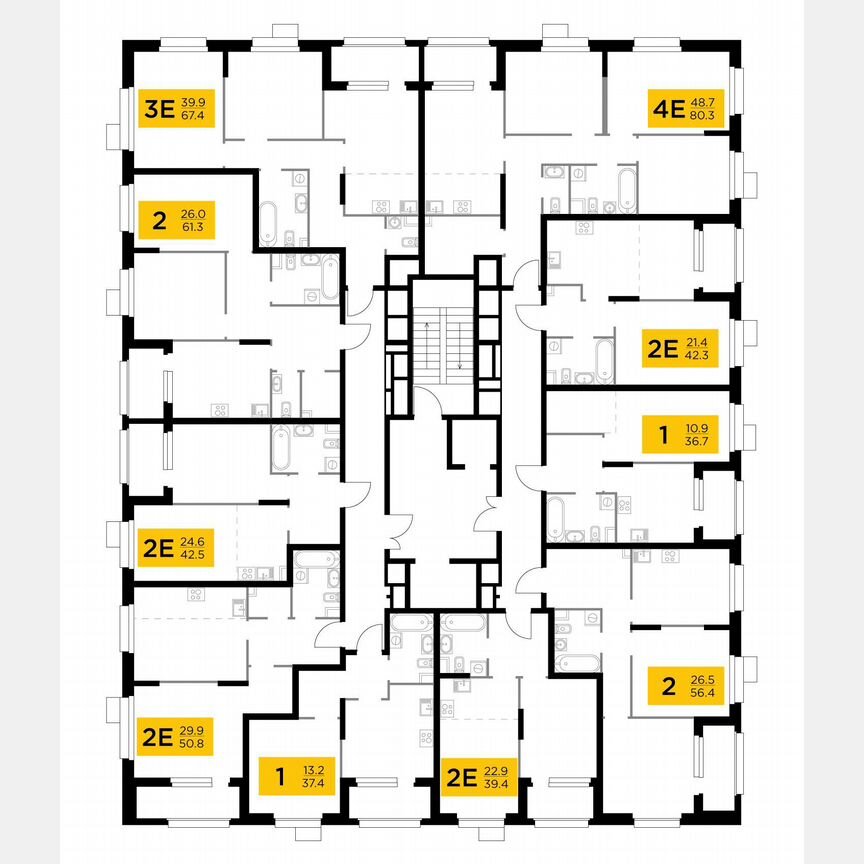 1-к. квартира, 37,4 м², 7/18 эт.