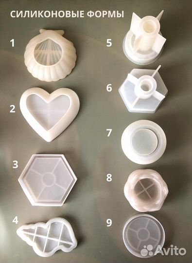 Силиконовые формы для гипса
