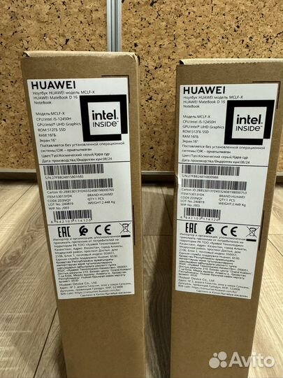 Ноутбук huawei MateBook D16/i5-12450H/16/512Gb