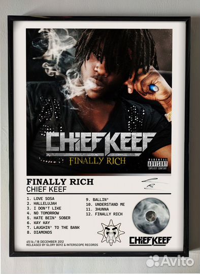 Постер Chief Keef - Finally Rich