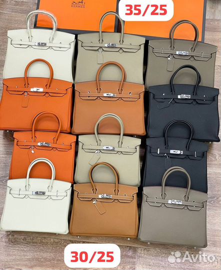 Сумка Hermes birkin натуральная кожа