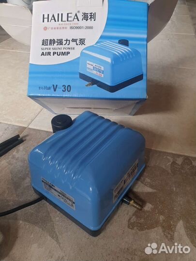 Компрессор hailea v30 для аквариума