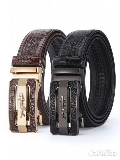 Мужской кожаный ремень