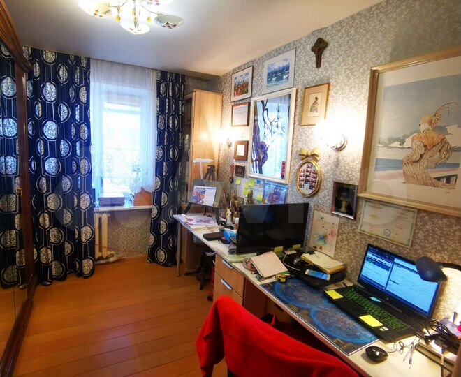 3-к. квартира, 62 м², 4/4 эт.