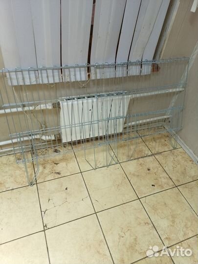 Корзина для одежды и белья металлическая