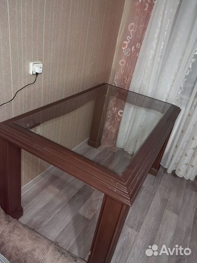 Кухонный стол бу стеклянный
