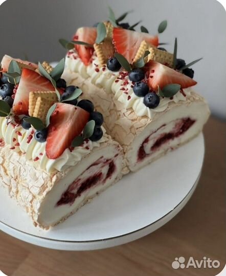 Меренговый рулет