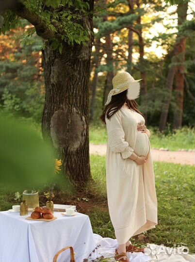 Платье летнее льняное
