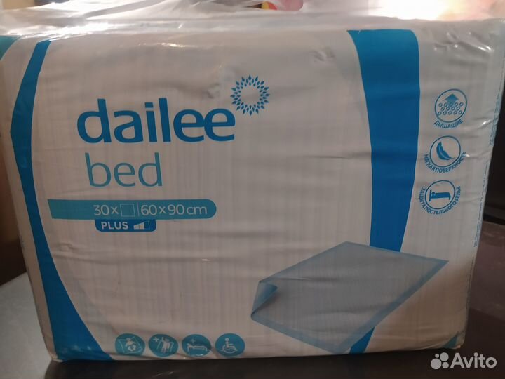 Продам пеленки dailee bed
