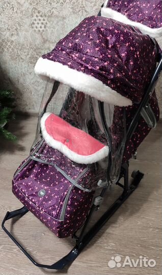 Детские санки коляска ника