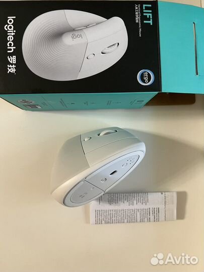 Logitech Игровая мышь беспроводная Lift Vertical