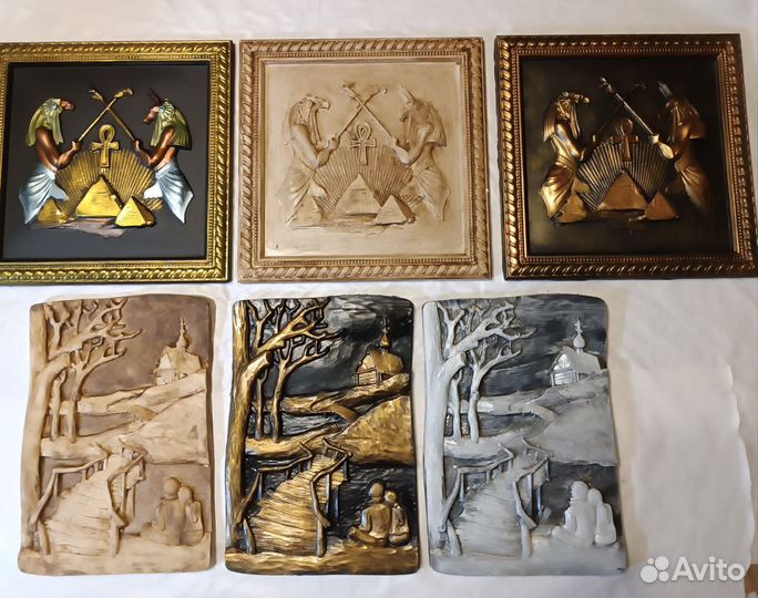 Настенное панно из гипса(барельеф)