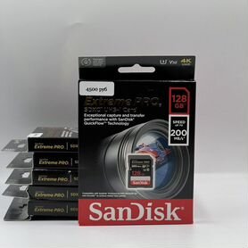 Карта памяти sdhc Sandisk Extreme Pro 128 gb