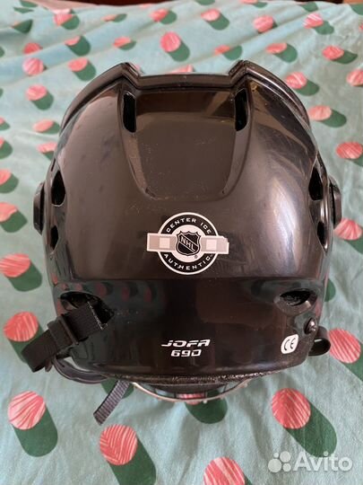 Хоккейный шлем Jofa 690 чёрный с маской