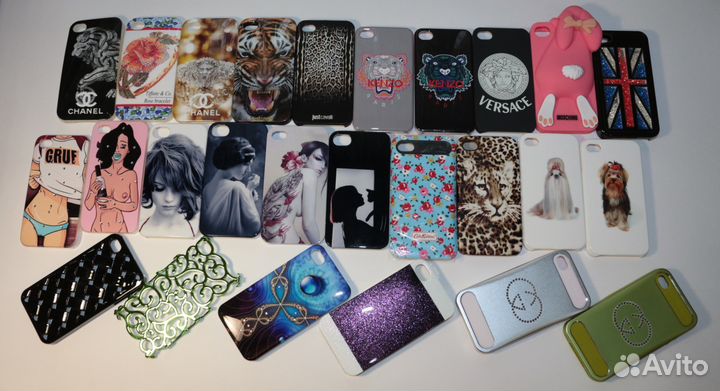 Чехлы и стёкла iPhone 4/4S (муж. / жен.)
