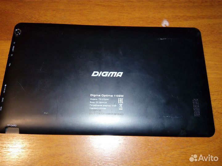 Планшет Digma optima 1102M