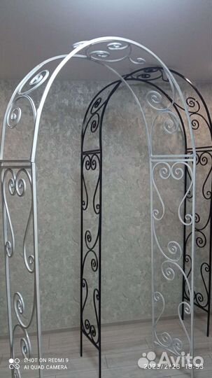 Арка садовая, шпалера, цветочницы