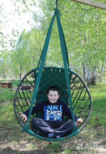 Подвесное кресло качели. Гамак